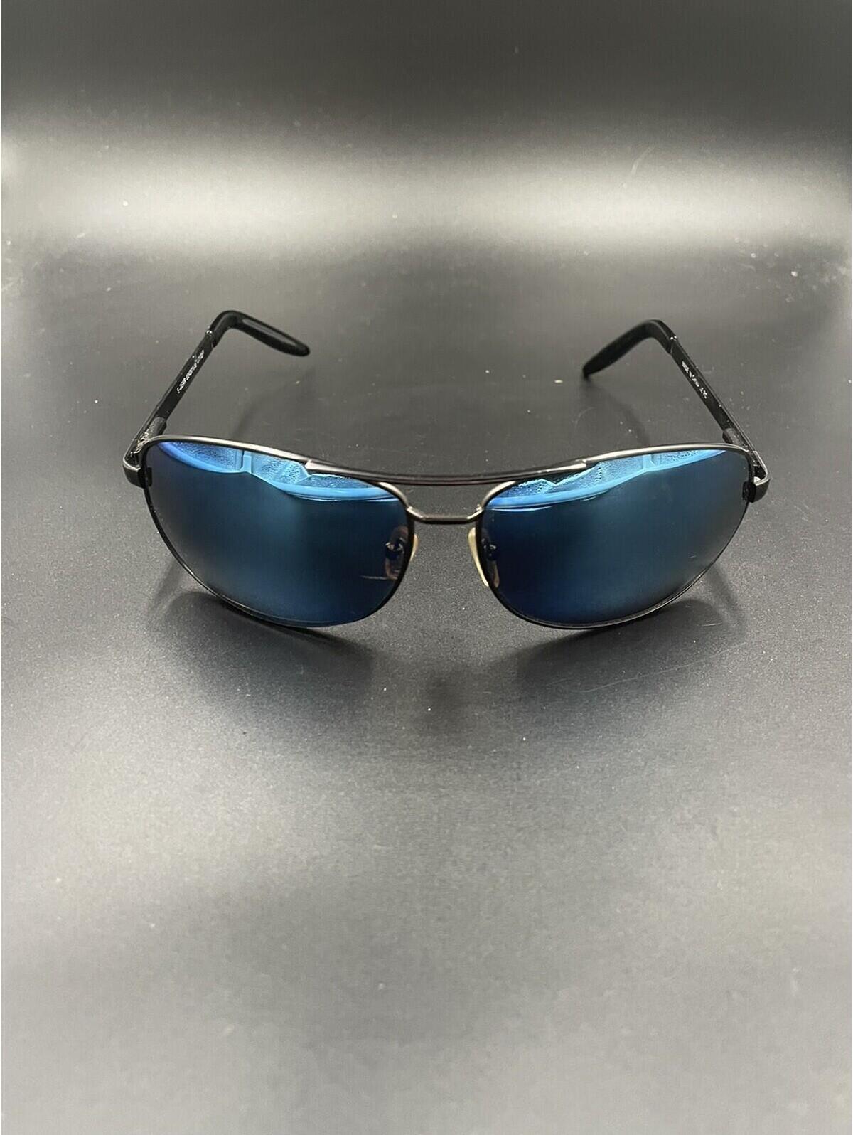 S-Gear Aviator Silver W/Sapphire Lenses